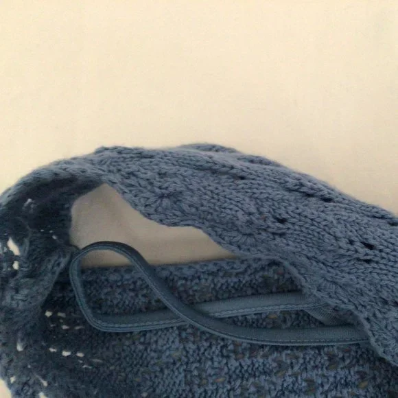 Axcess - a Liz Claiborne Company Blue Sweater vest with matching camisole - Picture 4 of 7